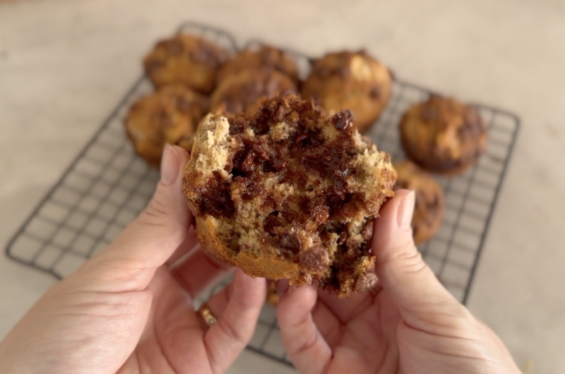 Bolinho de banana (perfeito para lancheira)